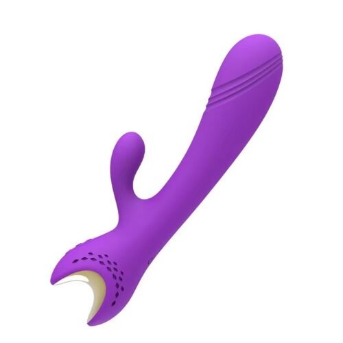 Waterproof silicone USB charger female masturbation g-spot rabbit vibrator adult toy