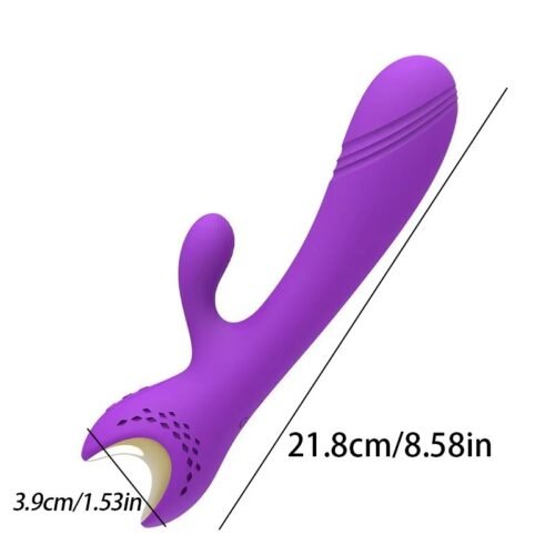 Waterproof silicone USB charger female masturbation g-spot rabbit vibrator adult toy - Image 2